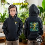 Personalised Long-Tailed Leopard Marsupilami Multicolour Kid T-shirt Sweatshirt Hoodie with Name Birthday Gift for Kids | Callie × Marsupilami®