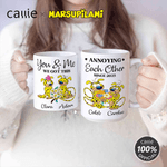 Mug personnalisé en céramique avec nom et année Cadeau de Saint-Valentin pour couple | Callie × Marsupilami®.
