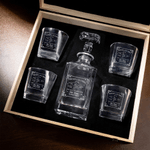 Personalized Fist Bump Whiskey Decanter with Name Bar Accessory Birthday Gift for Men Whiskey Lovers