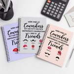 Taccuino a spirale A5 personalizzato con nome, agenda giornaliera, diario, regalo di compleanno per amico e collega.