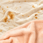 Personalised Tacos Pizza Biscuits Soft Hooded Blanket with Photos Home Decor Birthday Gift for Family Friends