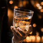 Personalized Fist Bump Whiskey Decanter with Name Bar Accessory Birthday Gift for Men Whiskey Lovers