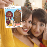 Personalized Fun Me and My Bestie Acrylic Ornament with Name Birthday Anniversary Gift for Besties