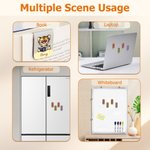 Personalized Cloud Animal Magnetic PU Leather Bookmark Clip with Name Reading Birthday Gift for Book Lovers Kids