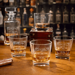 Personalized Fist Bump Whiskey Decanter with Name Bar Accessory Birthday Gift for Men Whiskey Lovers