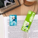 Personalised Baseball Softball Cartoon Character Magnetic Bookmark Clip with Name and Number Birthday Gift for Baseball Softball Lovers Bookworms
