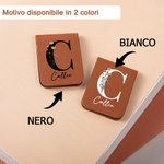 Segnalibro magnetico in pelle PU personalizzato con nome iniziale e fiore di nascita accessorio per letture regalo per amanti dei libri