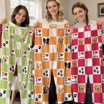 Pantalones largos de pijama personalizados con cordón huellas 1 a 4 fotos de mascotas y nombre regalo de cumpleaños para amantes de mascotas