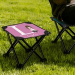 Personalized Cartoon Character Initial Fishing Stool with Name Outdoor Activities Camping Gift for Fishing Enthusiasts