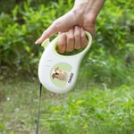 Guinzaglio personalizzato multicolore con foto e nome effetto riflettente regalo di compleanno e uso quotidiano per amanti degli animali