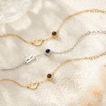 Gepersonaliseerde initiaal Micro-gekerfde Projectie Foto Armband met 100 talen Ik hou van je sieraad Verjaardagscadeau voor vrouwen