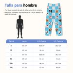 Pantalones largos de pijama personalizados con cordón huellas 1 a 4 fotos de mascotas y nombre regalo de cumpleaños para amantes de mascotas