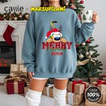 Personalized Cartoon Cute Marsupilami Soft T-shirt Sweatshirt Hoodie with Name Daily Wear Christmas Gift for Family | Callie × Marsupilami®