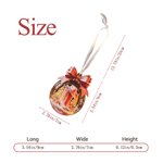 Personalised Pink Western Cowgirl Boots Ribbon Acrylic Ornament with Name Holiday Tree Decor Gift for Cowgirl Friend