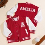 Veste académique personnalisée en coton 100% multicolore avec nom Cadeau d'anniversaire pour les garçons et les filles