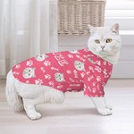 Personalized Pet Face Photo Paw Fish Bone Pet Shirt with Name Birthday Anniversary Gift for Pet Owners Lovers