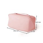 Trousse personalizzata con nome e personaggio in stile cartone animato ampia apertura regalo di compleanno e anniversario per donne