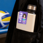 Personalized Cartoon Character Volleyball Magnetic Bookmark Clip with Name and Number Sports Team Birthday Gift for Volleyball Players Bookworms