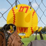 Personalized 3D Printed Baseball Softball Dugout Organizer Gear Hanging Holder with Name and Number Sport Accessories Team Gift for Ball Player Lover