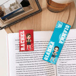 Personalized Cartoon Character Volleyball Magnetic Bookmark Clip with Name and Number Sports Team Birthday Gift for Volleyball Players Bookworms