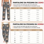 Pigiama a maniche lunghe personalizzato con nome e foto regalo per donne uomini e amanti degli animali domestici