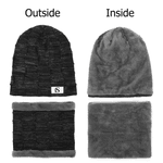 Gepersonaliseerde Cartoon Karakter gebreide Slouchy Beanie muts en nekwarmer Set met initiaal Outdoor Activiteit Accessoire Verjaardagscadeau voor mannen vrouwen