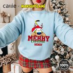 Personalized Cartoon Cute Marsupilami Soft T-shirt Sweatshirt Hoodie with Name Daily Wear Christmas Gift for Family | Callie × Marsupilami®