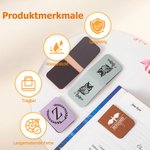 Personalisiertes magnetisches Lesezeichen im Eule Drache Berg oder Initiale Design mit Namen Geburtstag Weihnachten Geschenk für Familie Bücherwürmer