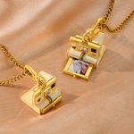 Personalisierte Vintage Polaroid Kamera Foto zarte Halskette Geburtstag Jahrestag Geschenk für Paare Familie