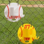 Personalized 3D Printed Baseball Softball Dugout Organizer Gear Hanging Holder with Name and Number Sport Accessories Team Gift for Ball Player Lover