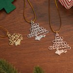 Personalized Long-Tailed Leopard Matthew Christmas Ornament with Name Christmas Gift for Family Friends | Callie × Marsupilami®