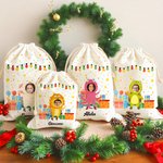 Sacco regalo personalizzato con foto e nome regalo ideale per Natale compleanno e occasioni speciali per bambini