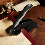 Personalized Vintage Traditional Magic Funny Pattern Stainless Steel Black Embossing Machine with Text Birthday Gift for Friends Writers