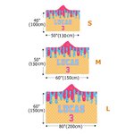 Coperta personalizzata con cappuccio con nome e numero per il gelato di baseball, regalo di compleanno per l'allenatore degli adolescenti.