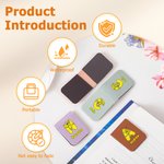 Personalized Long-Tailed Leopard Marsupilami Initial Magnetic Bookmark Clip with Name Christmas Birthday Gift for Kids | Callie × Marsupilami®