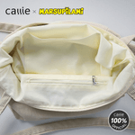 Personalized Yellow-Spotted Leopard Marsupilami Leisure Corduroy Tote Bag with Name Birthday Gift for Friends Kids | Callie × Marsupilami®