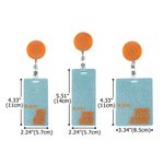 Personlig Showgirl Badge Reel i akryl med namn för dagligt bruk Sjuksköterskedagspresent för sjuksköterskor Läkare