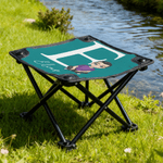 Personalized Cartoon Character Initial Fishing Stool with Name Outdoor Activities Camping Gift for Fishing Enthusiasts