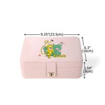 Personalised Long Tailed Marsupilami Name Multi-Compartments Jewellery Box with LED Makeup Mirror Birthday Gift for Women | Callie × Marsupilami®