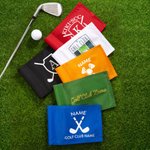 Personalized Golf Logo Monogram Multicolor Flag Putting Green Golf Course Accessories Tournament Game Day Birthday Gift for Golf Enthusiasts Golfers