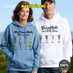 Personalized Cute Tail-Bouncing Marsupilami T-shirt Sweatshirt Hoodie with Name Birthday Anniversary Christmas Gift for Family | Callie × Marsupilami®