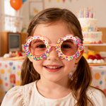 Occhiali da sole per bambini personalizzati per ragazze con testo