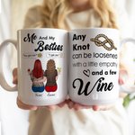 Personalized Me and My Besties Cartoon Character 11 oz 15 oz Ceramic Mug with Name Daily Use Birthday Anniversary Gift for Besties