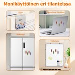 Personoitu vesivärikuvioinen kukkakirjanmerkki magneettisella PU-nahkaklipsillä ja nimellä täydellinen lahja lukijoille ja kirjafaneille