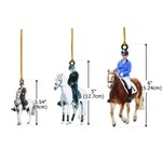 Personalized Horse Riding Photo Acrylic Keychain Ornament Home Decor Christmas Birthday Gift for Equestrian Enthusiasts