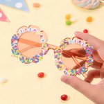 Occhiali da sole per bambini personalizzati per ragazze con testo