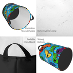 Personalized Gamepad Waterproof Laundry Basket with Handle and Name Bedroom Laundry Room Birthday Gift for Boy Kid Game Lover