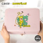 Personalised Long Tailed Marsupilami Name Multi-Compartments Jewellery Box with LED Makeup Mirror Birthday Gift for Women | Callie × Marsupilami®