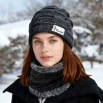 Henkilökohtainen Syntymä Kukkakimppu Beanie Hat ja Neck lämmitin asetettu nimi Outdoor Activity Accessory Syntymäpäivä Joululahja perheelle Ystävät
