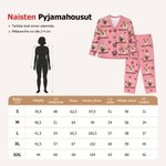 Personoitu pitkähihainen pyjamapuku nimellä ja 1–5 lemmikkikuvalla sopii syntymäpäivälahjaksi lemmikkejä rakastaville miehille ja naisille